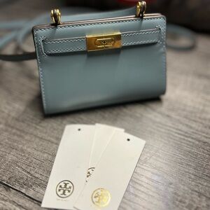 Tory Burch Blue Nano Crossbody Bag